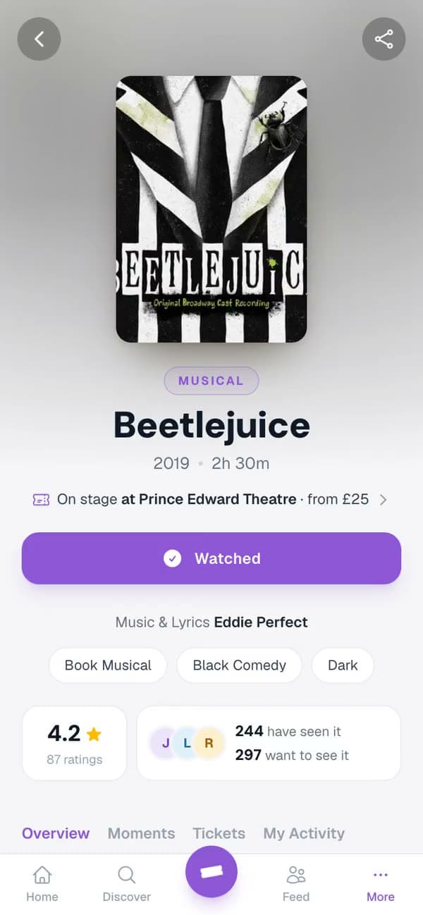 A show page
