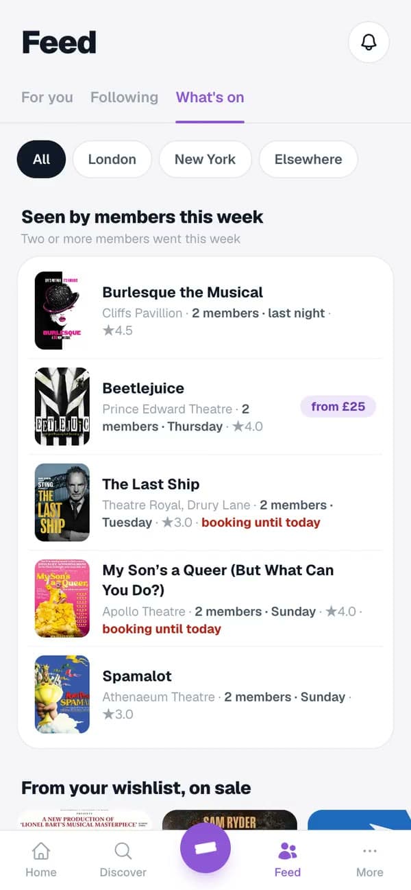 What’s On