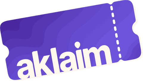 The Aklaim logo on white